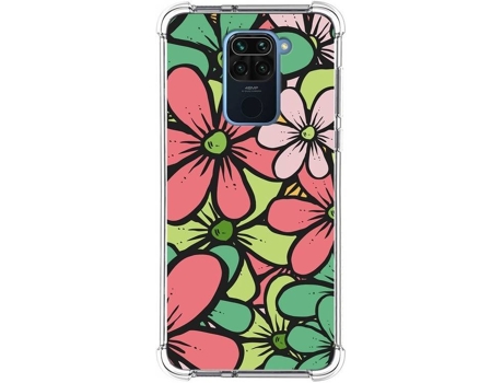 Carcasa Xiaomi Redmi Note 9 TUMUNDOSMARTPHONE Dibujos Antigolpes Flores 02 Multicolor