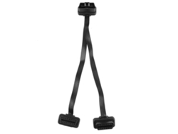 Cable adaptador divisor en Y OBD2 de 16 pines macho a doble hembra recto OBD2 (0,3 m)