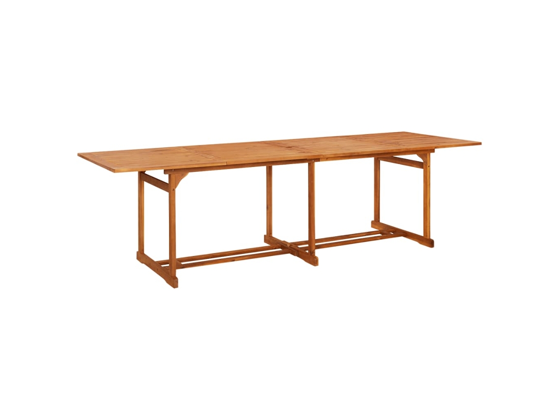 Mesa de comedor VIDAXL Marrón Madera de acacia (280x90x75 cm)