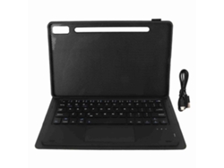 Funda con teclado para tableta (almacenamiento de lápiz, panel táctil)