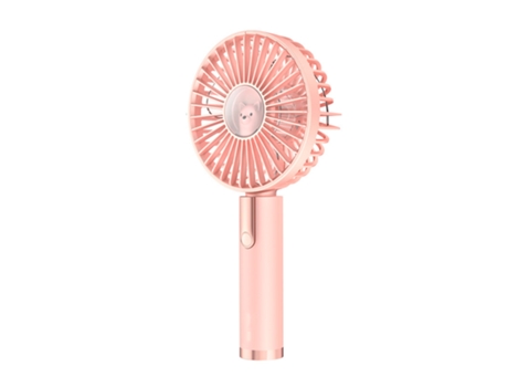 Ventilador de Mano WEIMAI Portátil USB Recargable Bateria Ajustable Rosa