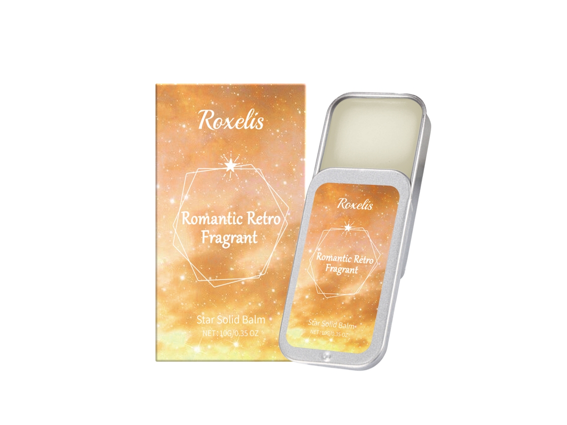 Bálsamo corporal romántico retro con fragancia