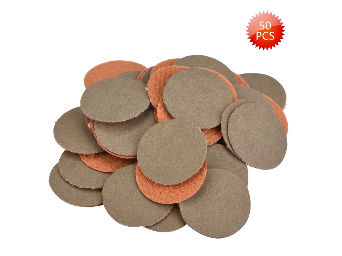 50 Discos Abrasivos De Lijado De 25 Mm Para Lijadora Pulidora (grano 10000) Duplex Para Uso En Seco Y Húmedo