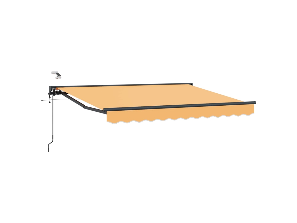 Toldo eléctrico retráctil Vidaxl, color arena, 3,5 x 2 m