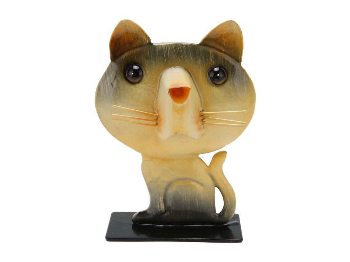 Soporte para gafas con forma de gato de dibujos animados para escritorio/oficina