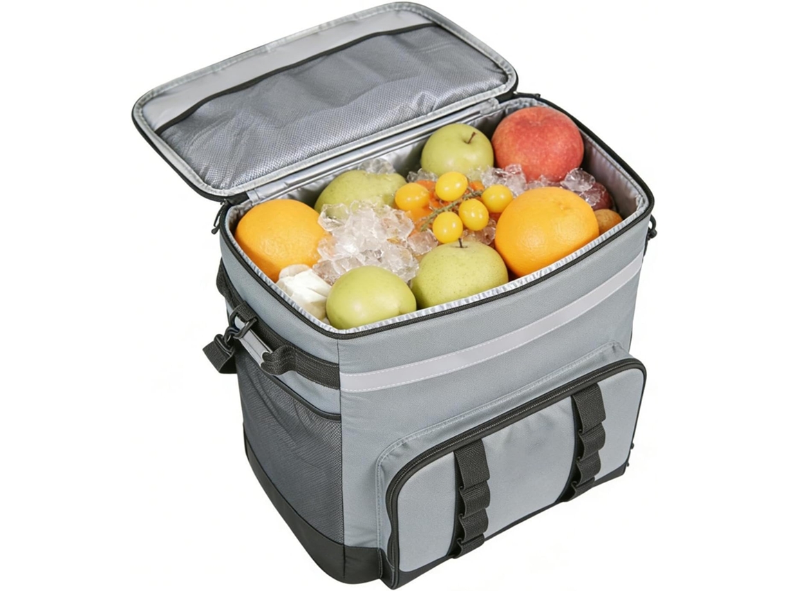 Bolsa térmica con ruedas, nevera portátil impermeable de 35 litros para camping - Para playa, viajes, ...