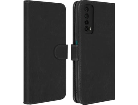 Funda Huawei P smart 2021 AVIZAR Libro Billetera Negro