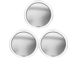 3pièces Espejo Rond Agrandi Avec De Maquillaje Portátil Et Compacto Pour Voyage Usage
