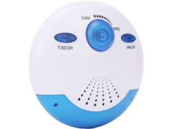 Mini radio de ducha, radio AM/FM impermeable, funciona con pilas, con gancho y altavoz incorporado Mdug