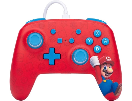 Mando Nintendo Switch POWERA WOO-HOO Mario Rojo