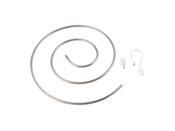 Tendedero giratorio plegable en espiral de acero inoxidable, segunda generación