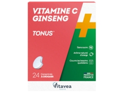 Vitavea Vitamina C Ginseng 24 comprimidos masticables VITAVEA