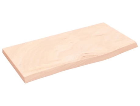 VIDAXL Encimera de baño madera maciza sin tratar 60x30x2 cm