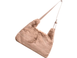 Bolsa Transversal Feminina Elegante Em Pelúcia Com Alça De Ombro Ajustável, Bolsa Da Moda Para A Noite Ou