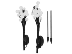 2 Guirnaldas De Luces Led Solares Con Forma De Diente De León Para Decoración De Jardín Exterior, Luz Cálida, Ip44