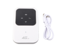 Roteador Wifi Portátil 4g Lte 150mbps Mini Móvil Hotspot Com Suporte A B1/3/5/8/38/39/40/41 M80branco