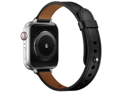 Pulsera para Xiaomi Watch 8/9/10, cuero genuino negro XIAOMOYU