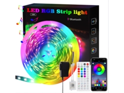 Tira De Led Rgb Ajustable Con Control Remoto Por Aplicación Tira De Led