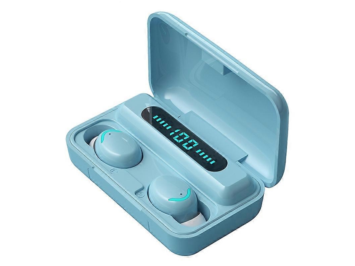 Auriculares Bluetooth Hengrongshen Macaron F9 serie 5c con pantalla digital y luz de respiración de cuatro barras