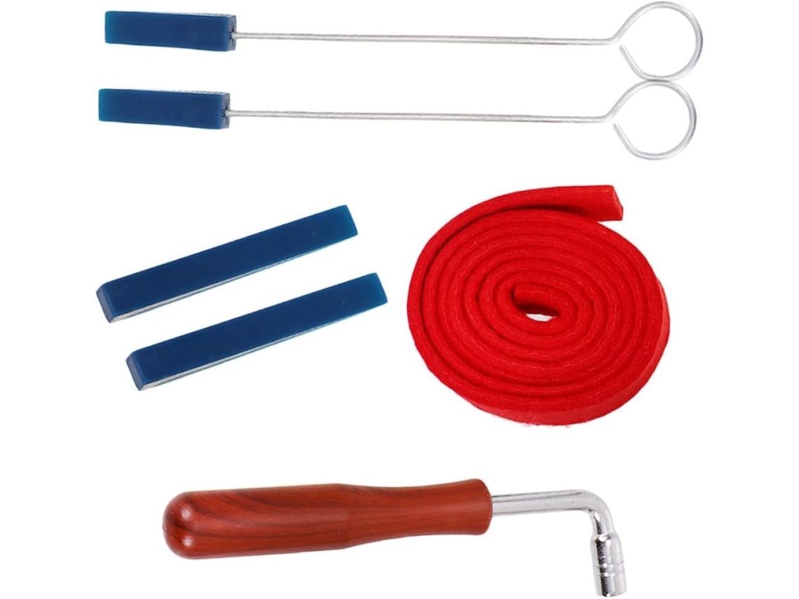 Juego De 6 Piezas Para Afinar Pianos, Que Incluye Martillo Y Palanca, Ideal Para Principiantes.