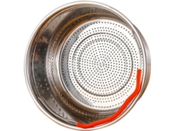 Cesta Vaporera De Acero Inoxidable Con Asa Para Una Distribución Uniforme Del Calor.