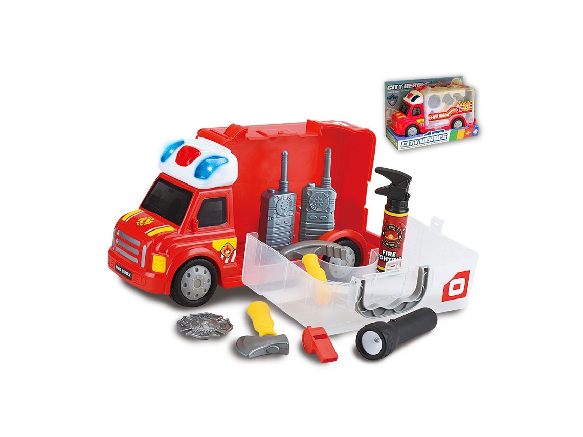 Coches TACHAN Caminhão de bombeiros com equipamento de resgate