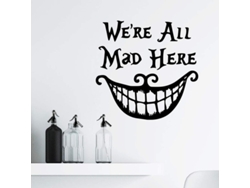 Calcomanías De Pared Terroríficas Cara Sonriente Para Halloween Decoración De Habitación Hogar Cool Stickers