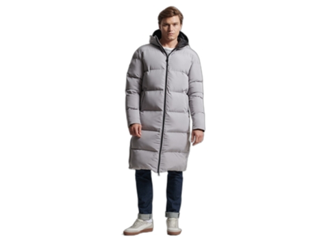 Chaqueta para Hombre SUPERDRY (L - Gris)