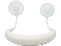 Mini Ventilador Portátil Colgante Para El Cuello De Aromaterapia Con Luz Led Usb Mini Silencioso