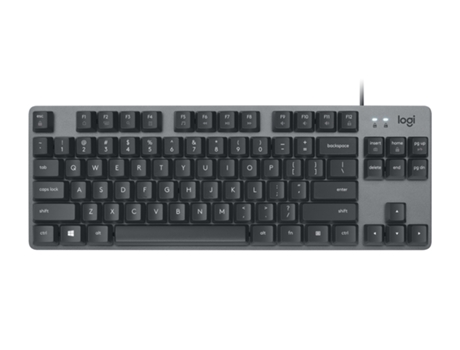 Teclado LOGITECH Grafito,Gris
