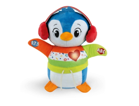 Peluche Interactivo CLEMENTONI Pingüinos cantan y bailan Baby 67722