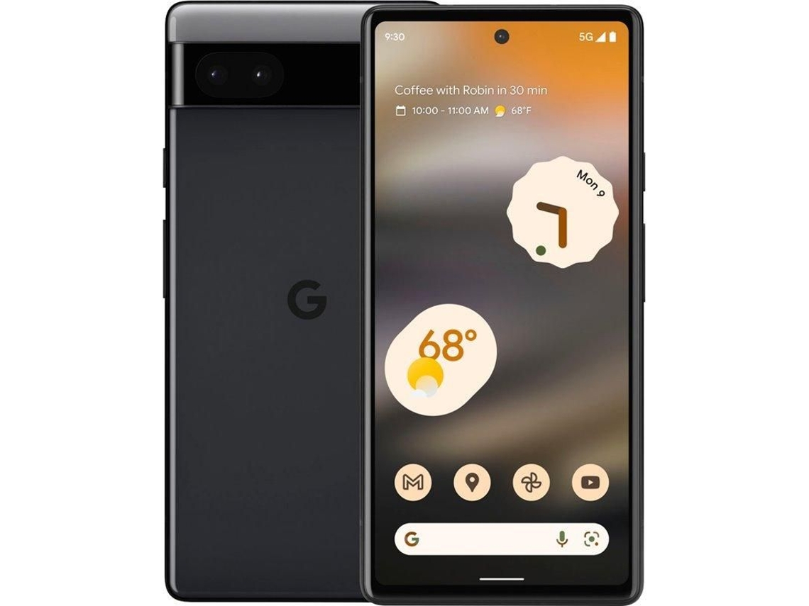 Smartphone GOOGLE Pixel 6a 5G (Reacondicionado Marcas Mínimas - 128 GB - Negro)
