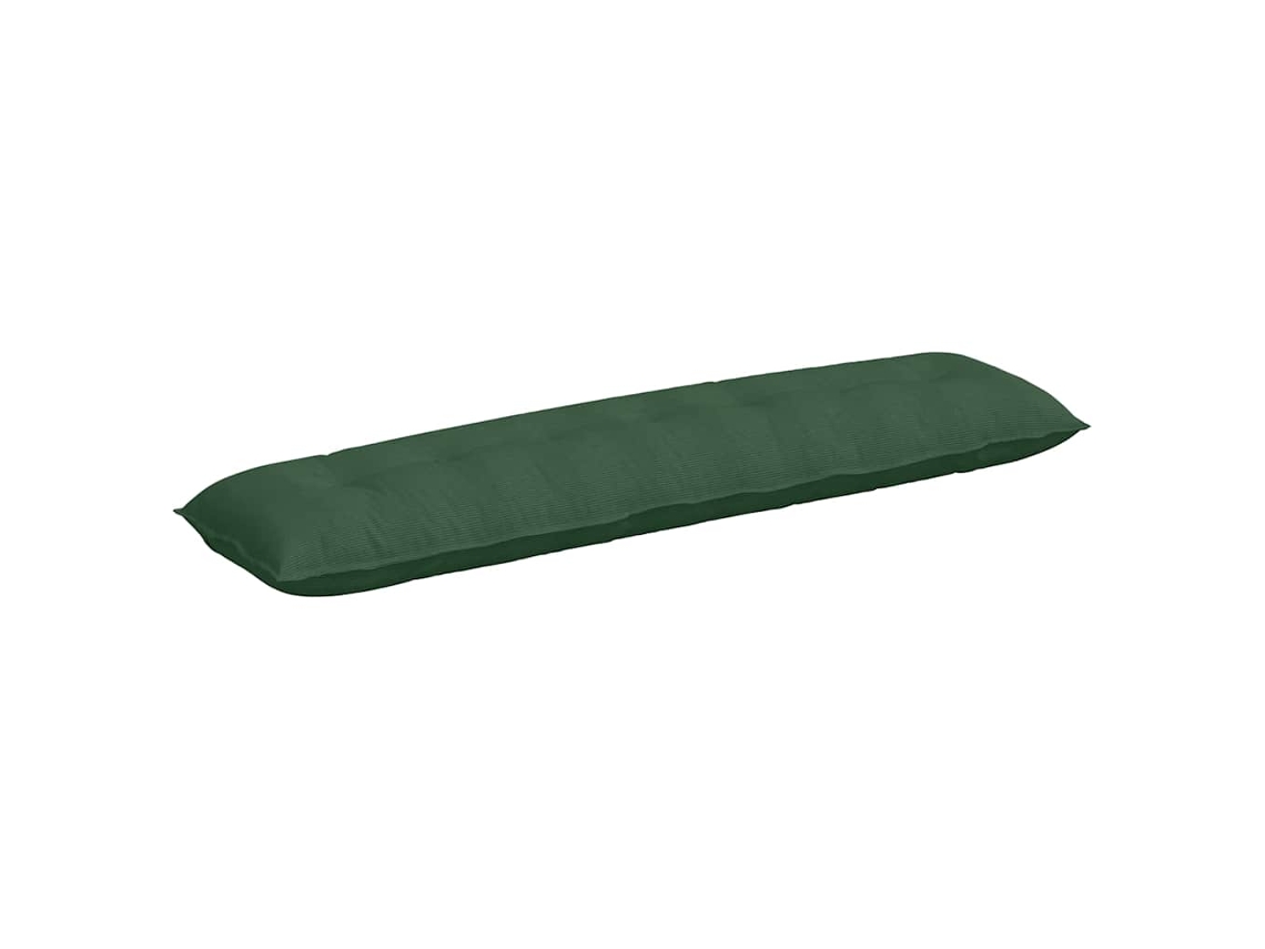 Cojín De Espalda Verde Selva 200 X 50 Cm Tela De Pana