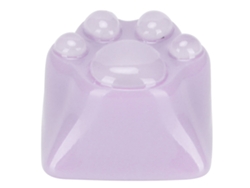 Tecla de resina con forma de garra de gato para Cherry MX (morada)