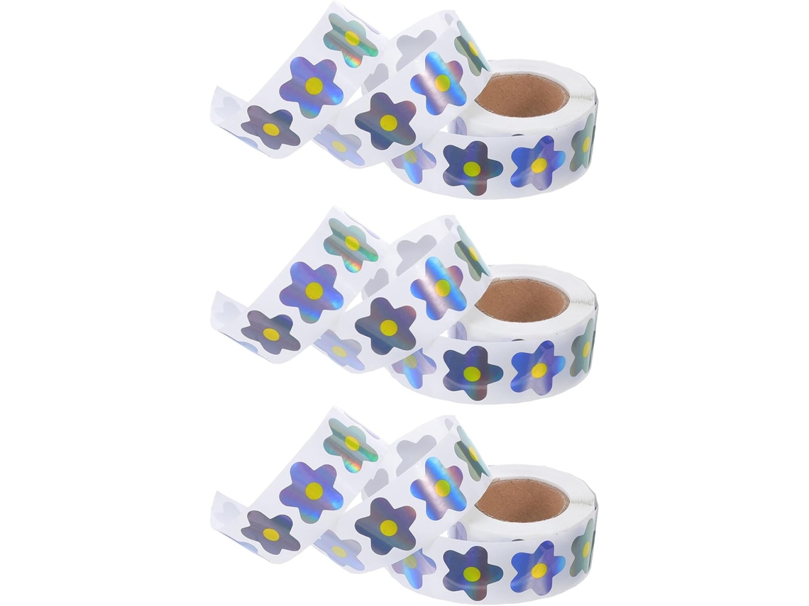 Pegatinas De Recompensa Coloridas Para El Aula, 1500 Piezas, Pegatinas Florales