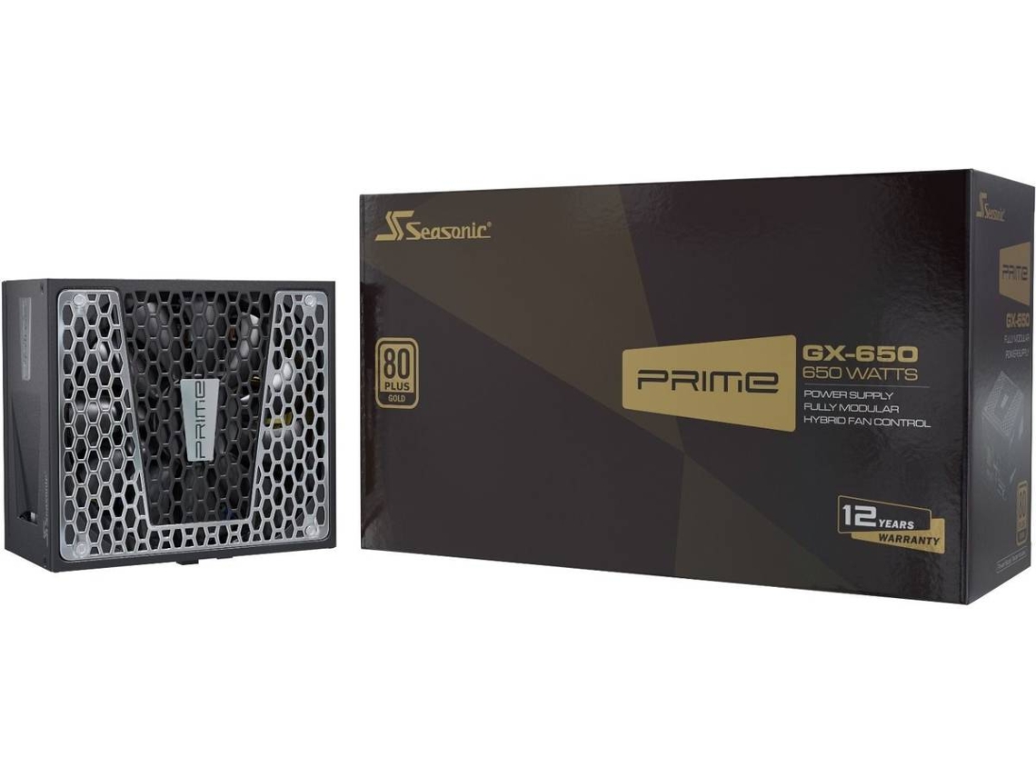 Fuente de Alimentación SEASONIC GX-650 (12 Voltios - ATX - 60 Hz - Negro)
