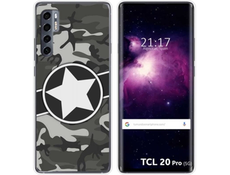 Carcasa TCL 20 Pro 5G TUMUNDOSMARTPHONE Camuflaje 02 Multicolor