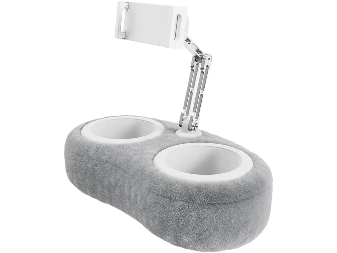 Soporte Giratorio De Aleación De Aluminio Con Cojín Para Tabletas Y Teléfonos. Transmisión Directa A C