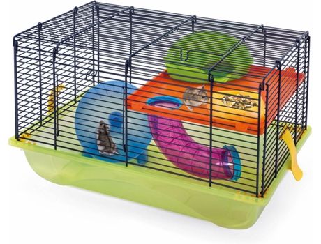 Jaula para Hamsters IMAC Criceti 9 (Verde - 45x30.5x29cm)