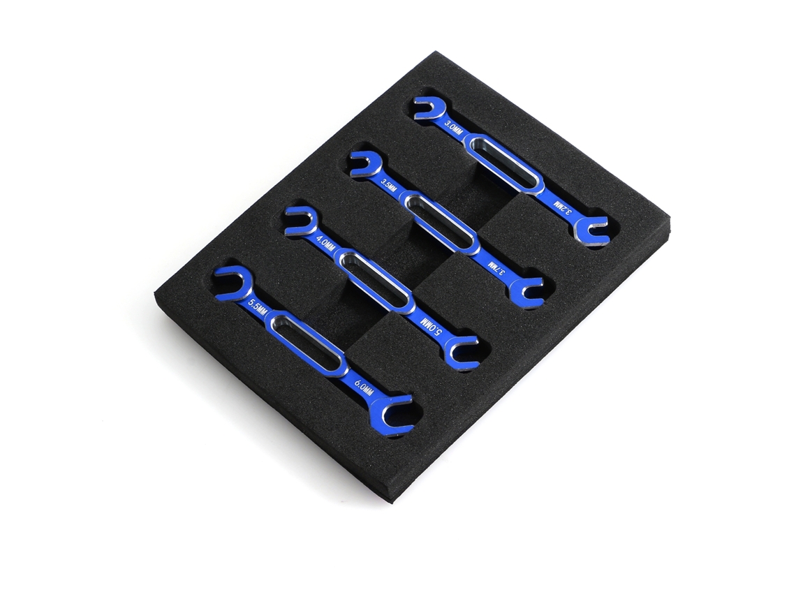 Llave Universal De 4 Piezas Para Tornillos, Tornillos Roscados Y Rótulas De 3-6 Mm Para Coches, Drones Y Barcos Teledirigidos.