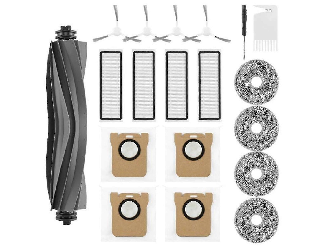 Kit de accesorios para robot aspirador L10s Ultra / L10 Ultra: incluye cepillo lateral principal, filtros HEPA, mopas y bolsas para el polvo.
