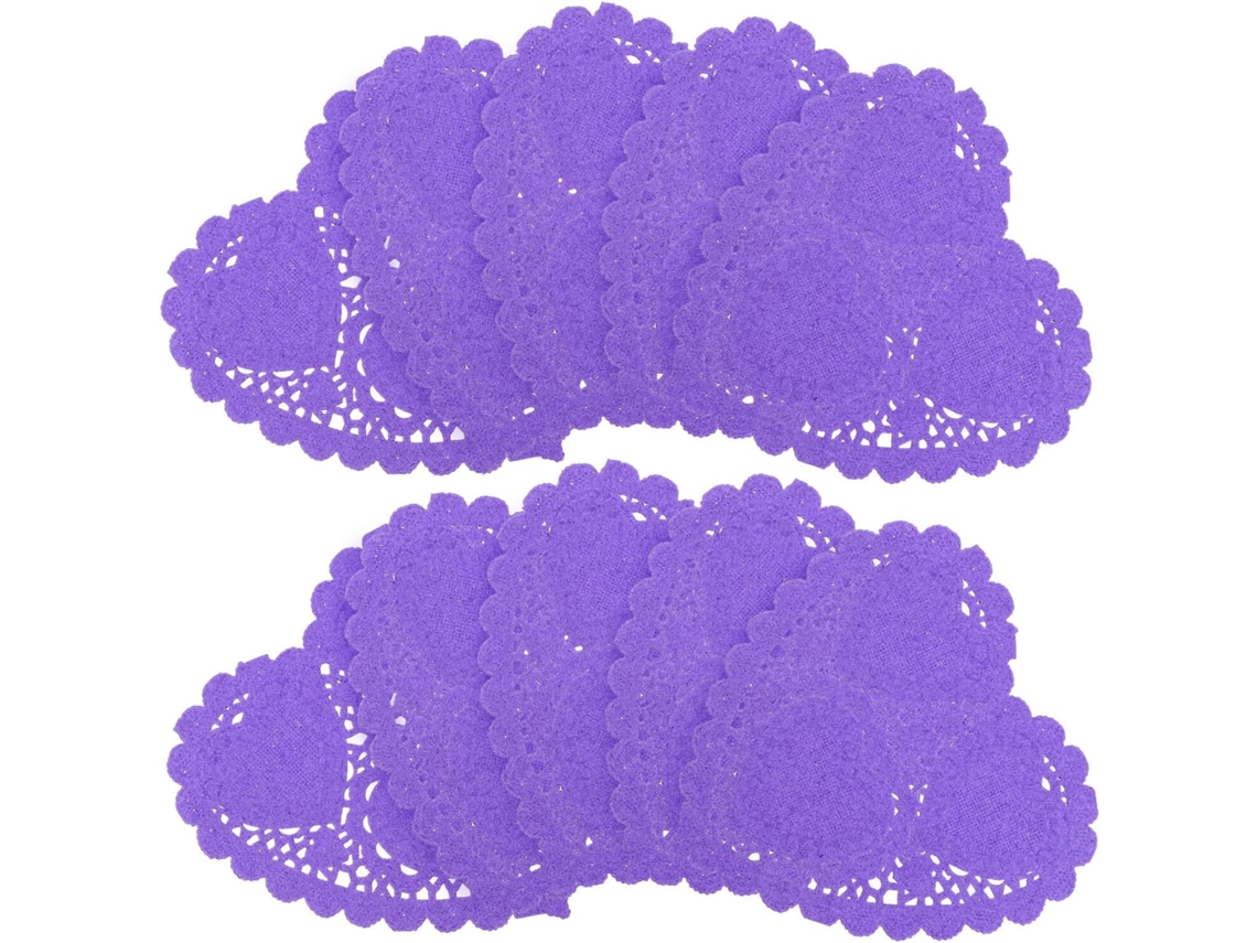Paquete De 100 Láminas De Papel Absorbente De Aceite Con Forma De Corazón Para Decorar Pasteles.