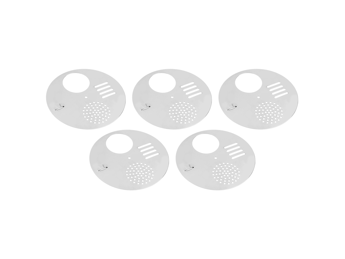 5 piezas de cajas de entrada de colmena de acero inoxidable para herramientas de apicultura