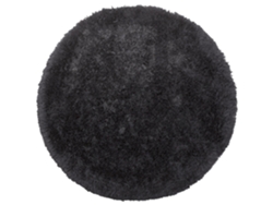 Alfombra BELIANI Cide de Poliéster Negro 140x140