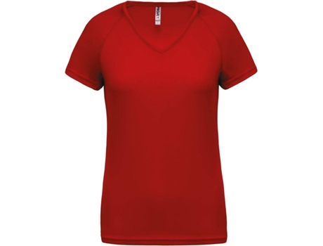 Camiseta de Mujer para Deporte PROACT Multideportes Poliéster Rojo (XS)