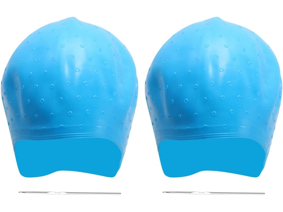 Juego De 2 Gorros De Silicona Reutilizables Para Teñir El Cabello Con