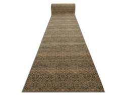 Alfombra De Pasillo Lana Keshan 1044/53533 Oriental Beige / Verde 80cm