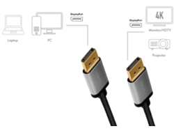 Cable LOGILINK Displayport 1.2 Macho a Macho de 5.0 M