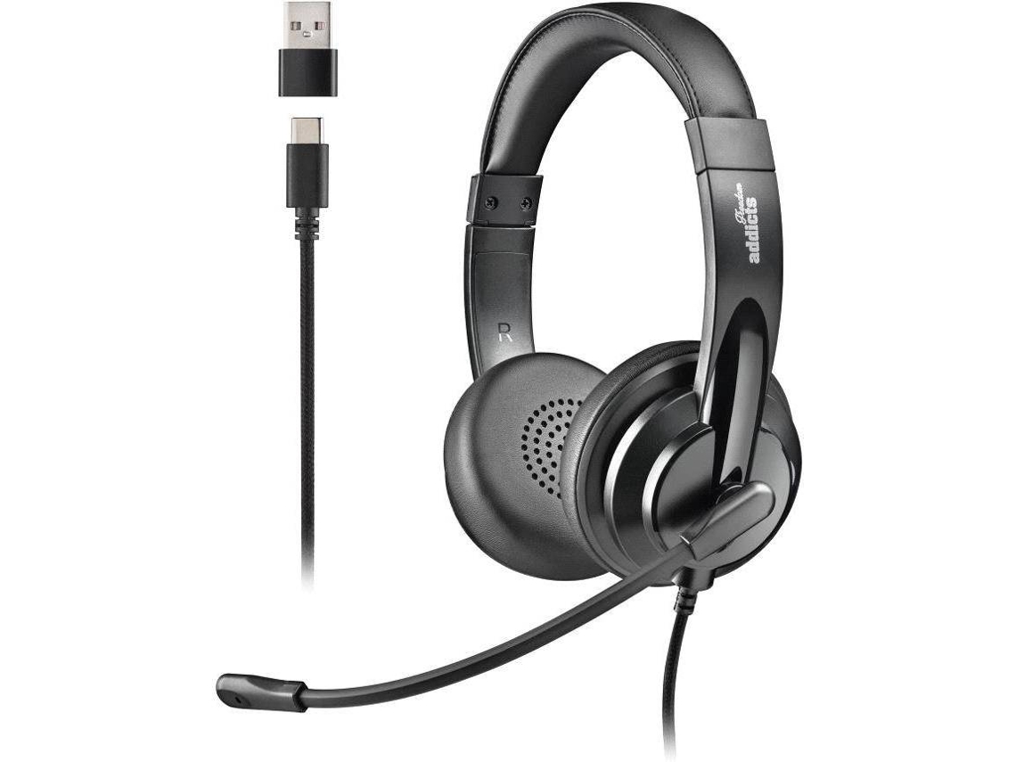 Auriculares NGS Vox605 (Micrófono - Negro)