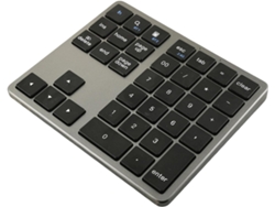 Teclado pequeño con cable para ordenador, ABS, silencioso, 2,4 g, 35 teclas SFUSHOS